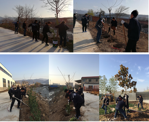 寶雞捷銳“迎春風(fēng)，綠家園”植樹節(jié)(圖1)